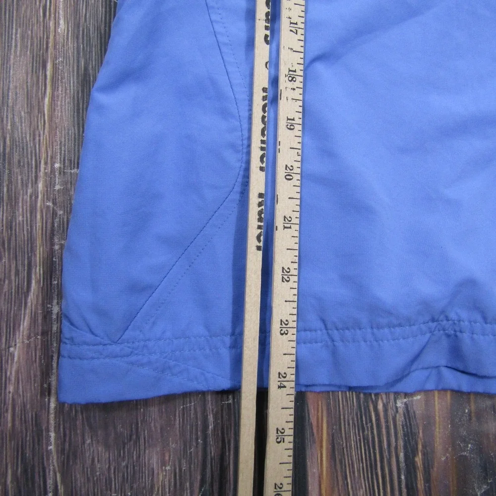 Adidas Jacket Mens L Blue Full Zip Windbreaker‎ Lined Mesh Pockets Breathable